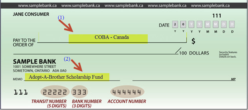 cheque no tax receipt